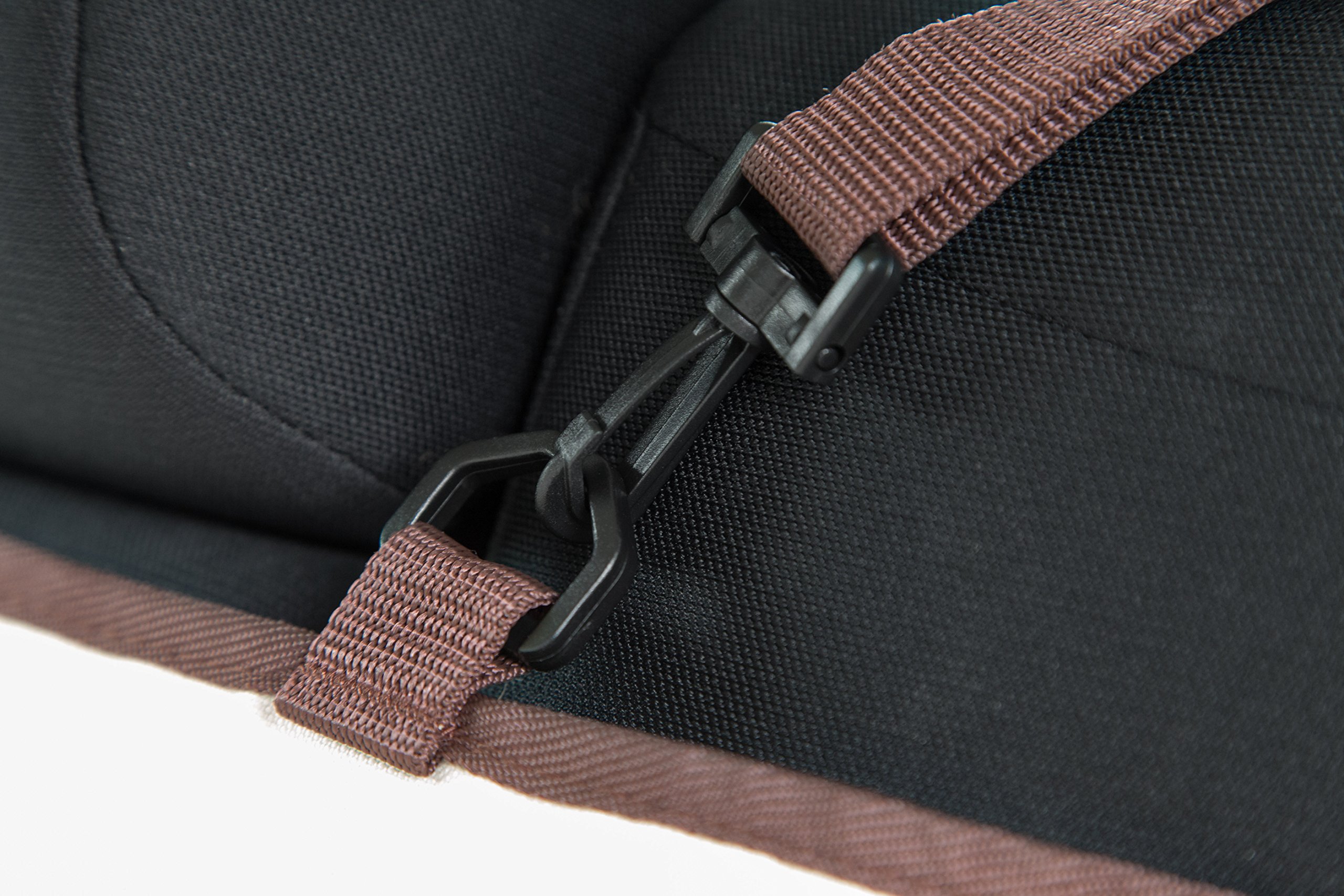IRIS USA Large Dog Car Seat Cover - Waterproof & Easy Install Pet Hammock for Standard Backseat, Protects Against Dirt & Hair for Dogs & Cats (Beige) - Perfect for Road Trips, Vet Visits & Daily Commutes