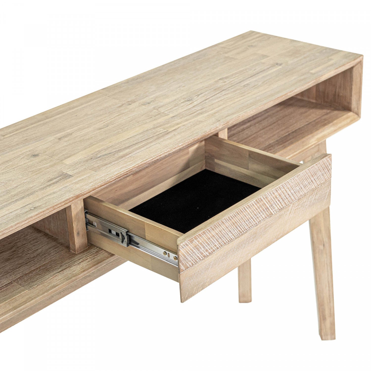 Abenra Console Table - Light Driftwood Finish Entryway Sofa Table | Perfect for Hallway, Living Room & Home Decor