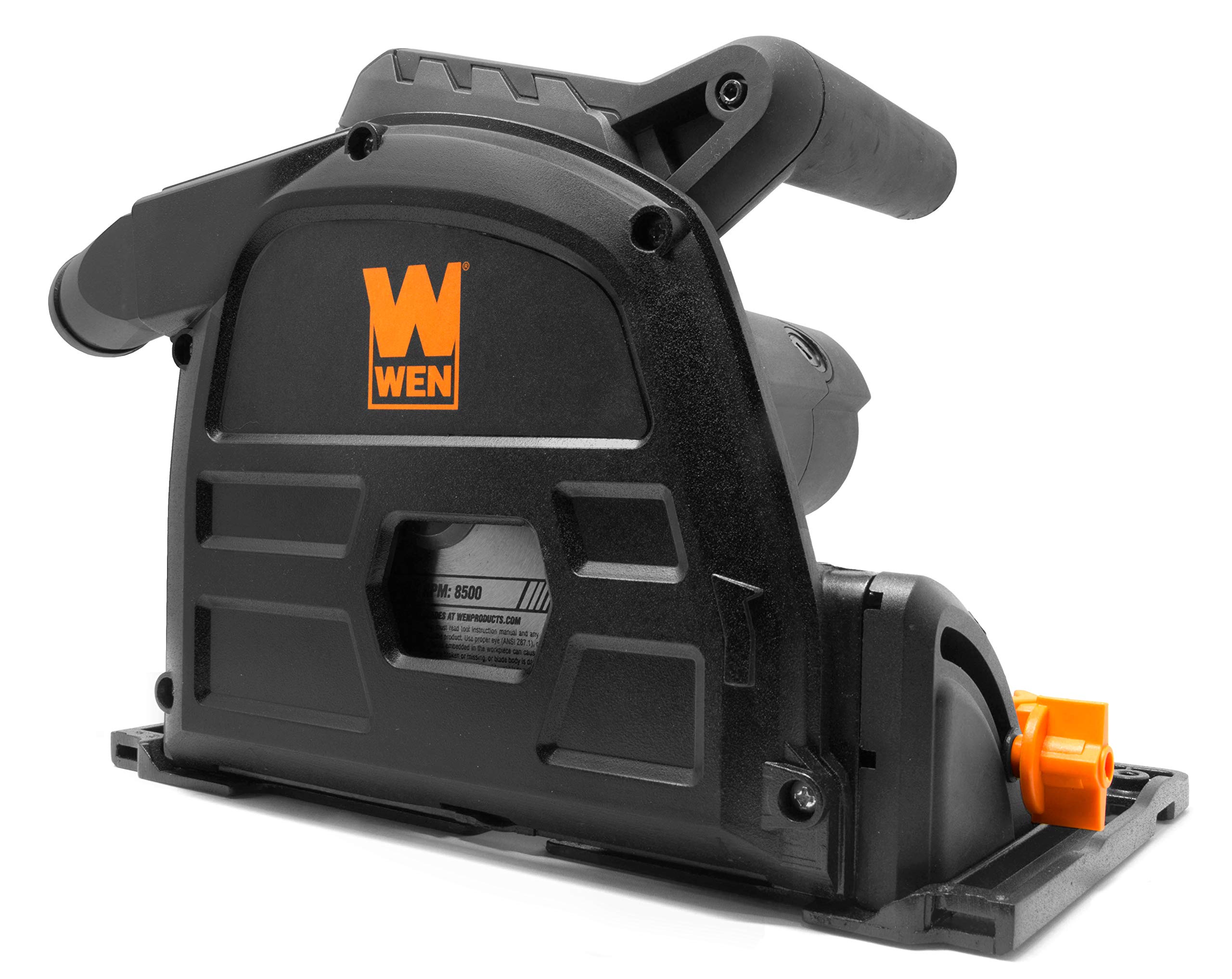 WEN 6.5-Amp Plunge Cut Circular Track Saw Kit with 55-Inch Guide Rail & Clamps - Perfect for Woodworking, Ripping Boards, Trimming Doors, and DIY Home Improvement Projects