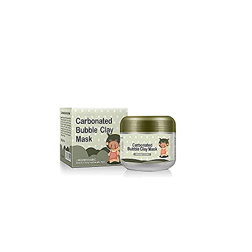 Natural Carbonated Bubble Clay Mask - 3.52 oz Deep Cleansing & Moisturizing Face Mask for All Skin Types | Blackhead Removal & Pore Minimizer | Perfect for Spa Night & Self-Care Routine