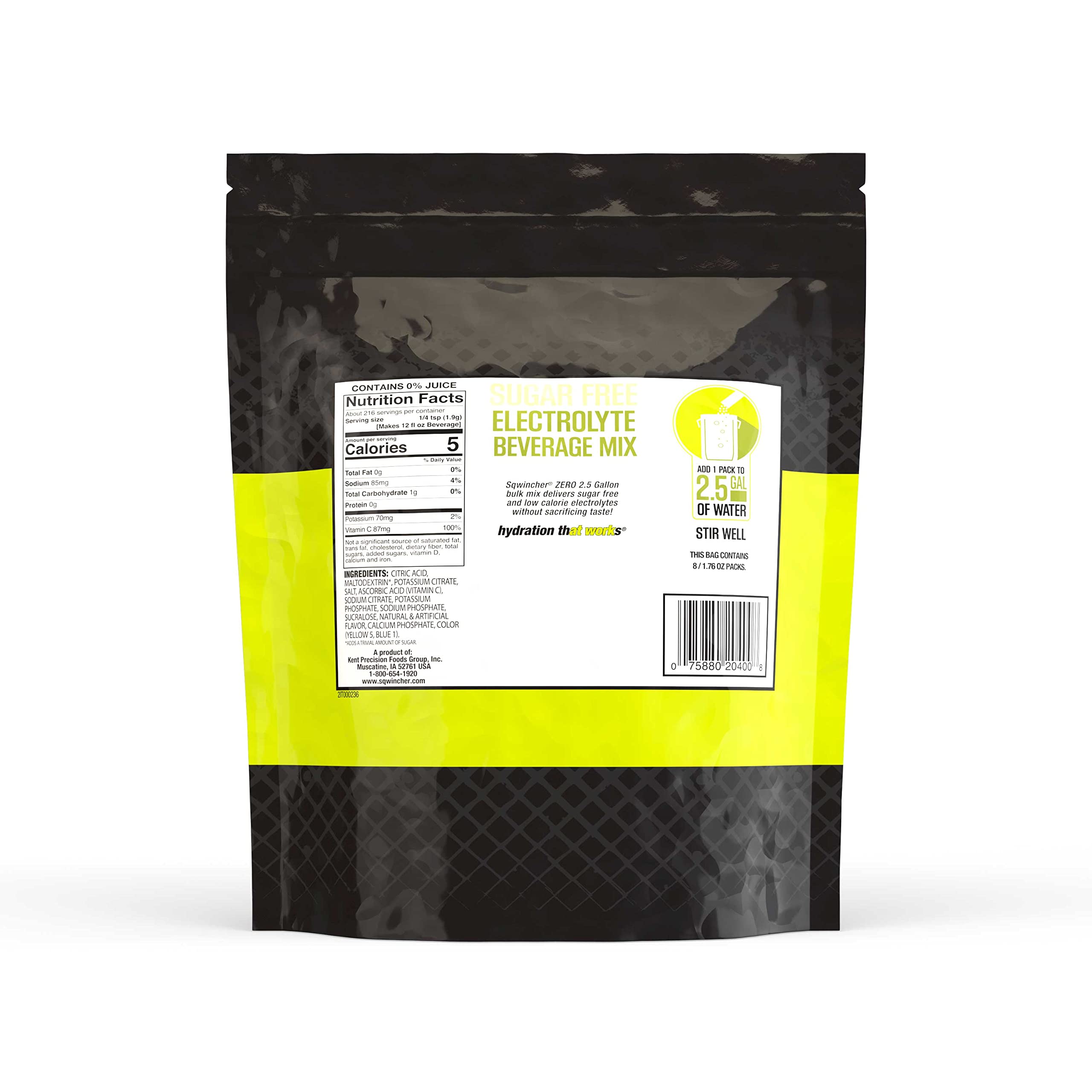 Sqwincher Zero Sugar Free Electrolyte Powder Packets - Assorted Flavors, 1.76 oz (Pack of 32) | Hydration for Athletes, Workouts & Outdoor Activities