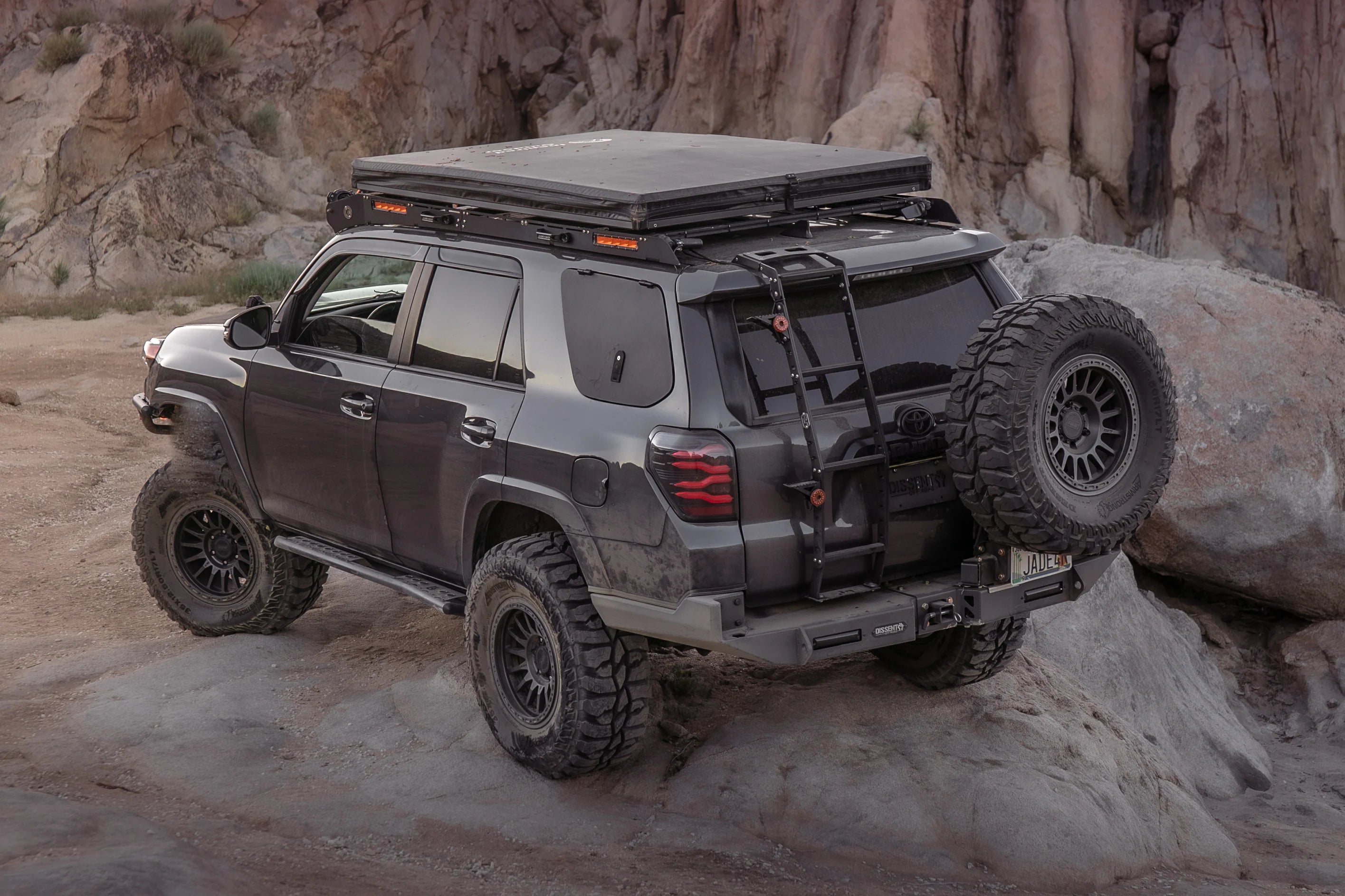 Dissent Off Road Modular Rear Bumper for 2010-2024 Toyota 4Runner | Heavy Duty Steel Bumper with Tire Carrier | Perfect for Off-Roading & Overlanding Adventures