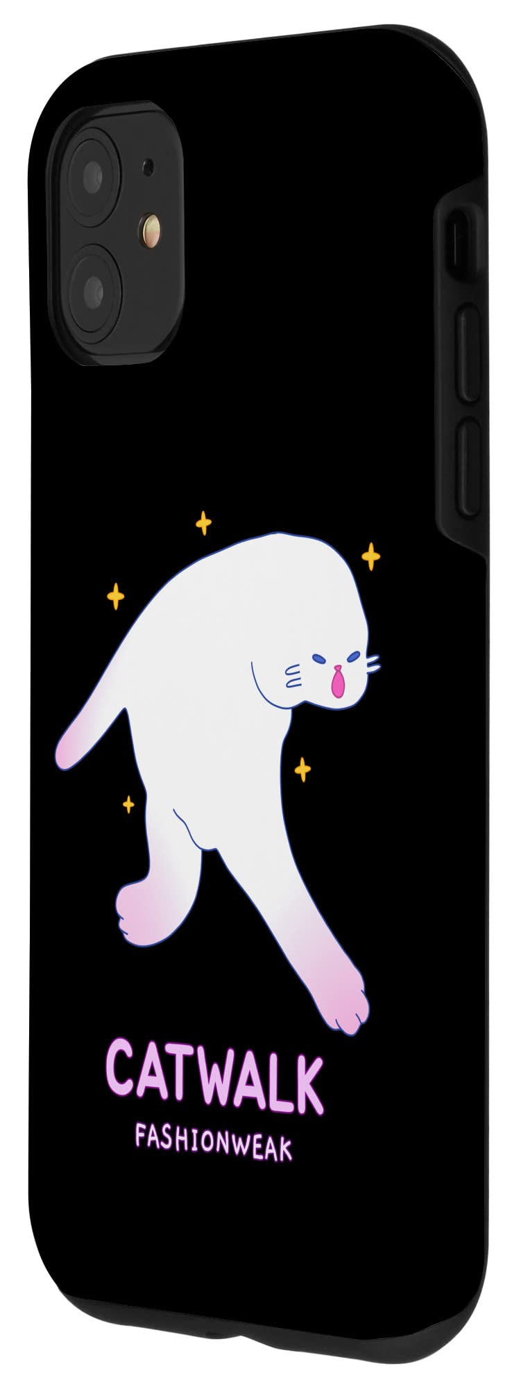 iPhone 11 Cat Print Fashion Case - Trendy Protective Phone Cover for Cat Lovers | Perfect for Daily Use, Work & Social Media Photos