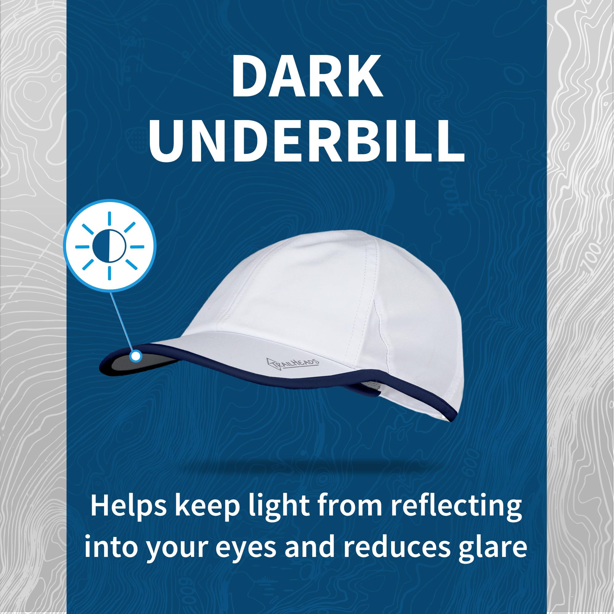 TrailHeads UPF 50+ UV Protection Running Hats for Women - Lightweight Summer Baseball Cap for Tennis, Golf, Gym & Outdoor Workouts - Perfect for Hiking, Jogging & Sports Activities