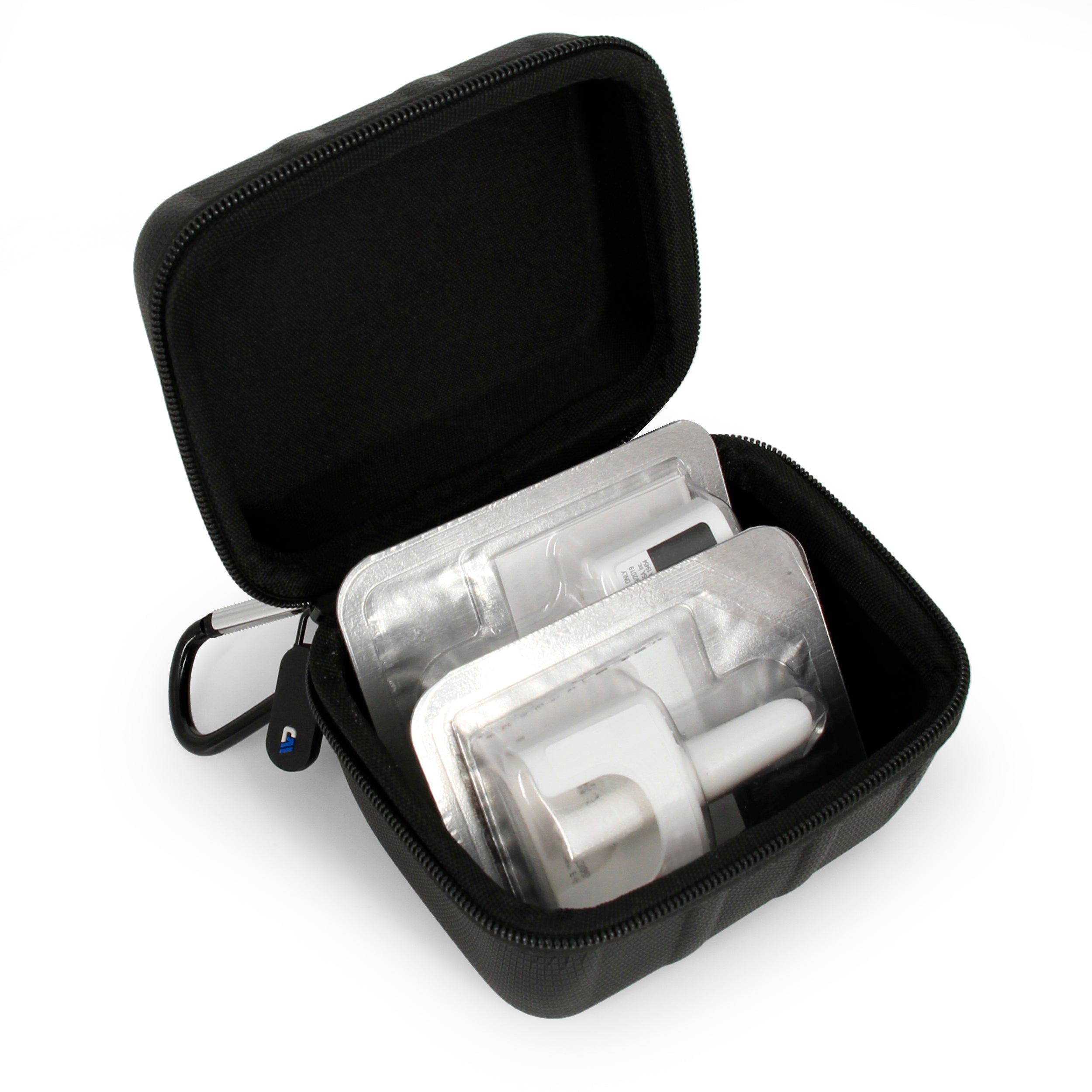 CASEMATIX Discreet Clip-On Travel Case for Naloxone Nasal Spray Kits - Holds Up to 3 Applicators (Case Only) | Portable First Aid Solution for Opioid Overdose Emergency & Travel Safety