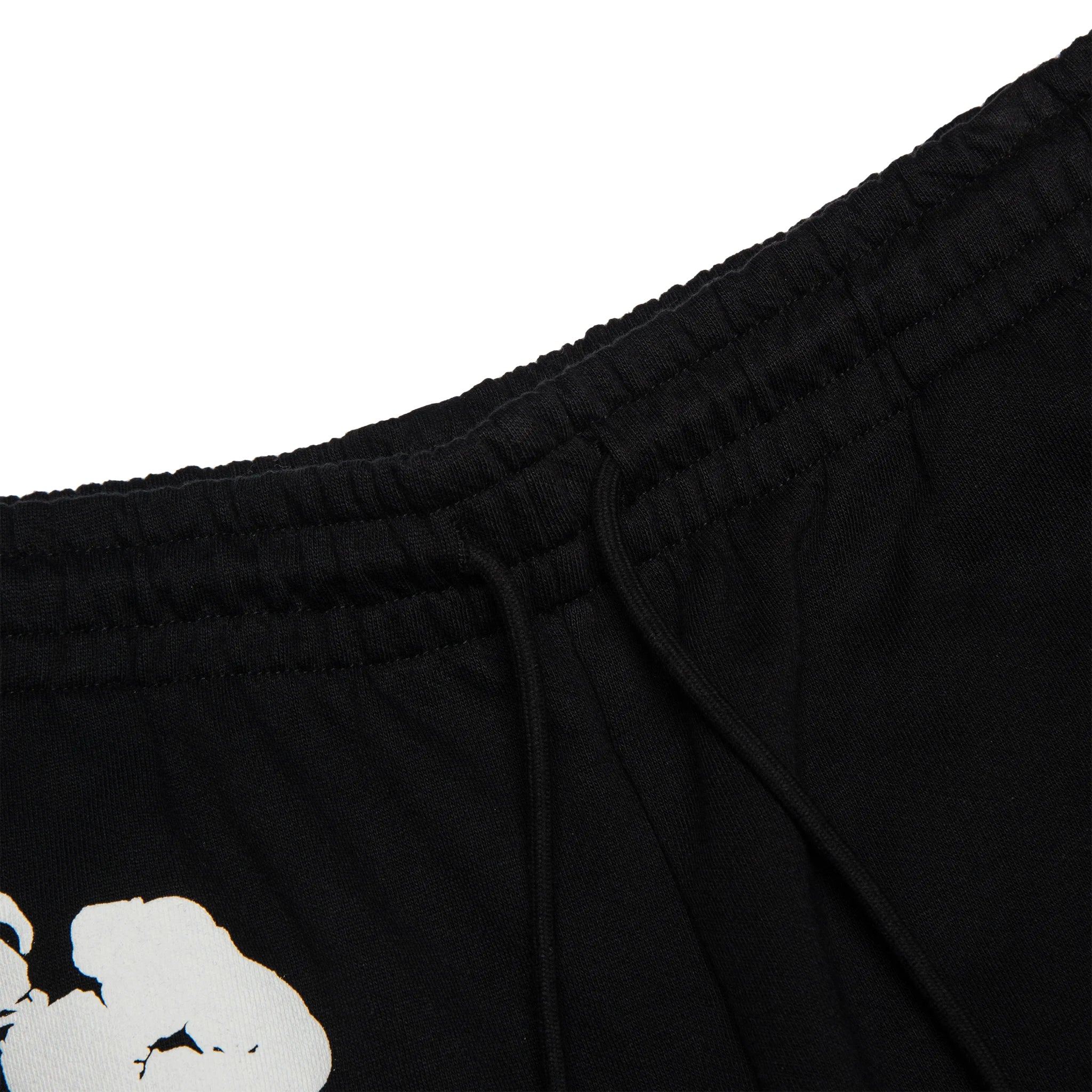 Denim Tears Cotton Wreath Black Sweatpants for Men - Comfortable Casual Joggers with Adjustable Drawstring | Perfect for Lounge Wear, Gym, and Street Style Outfits