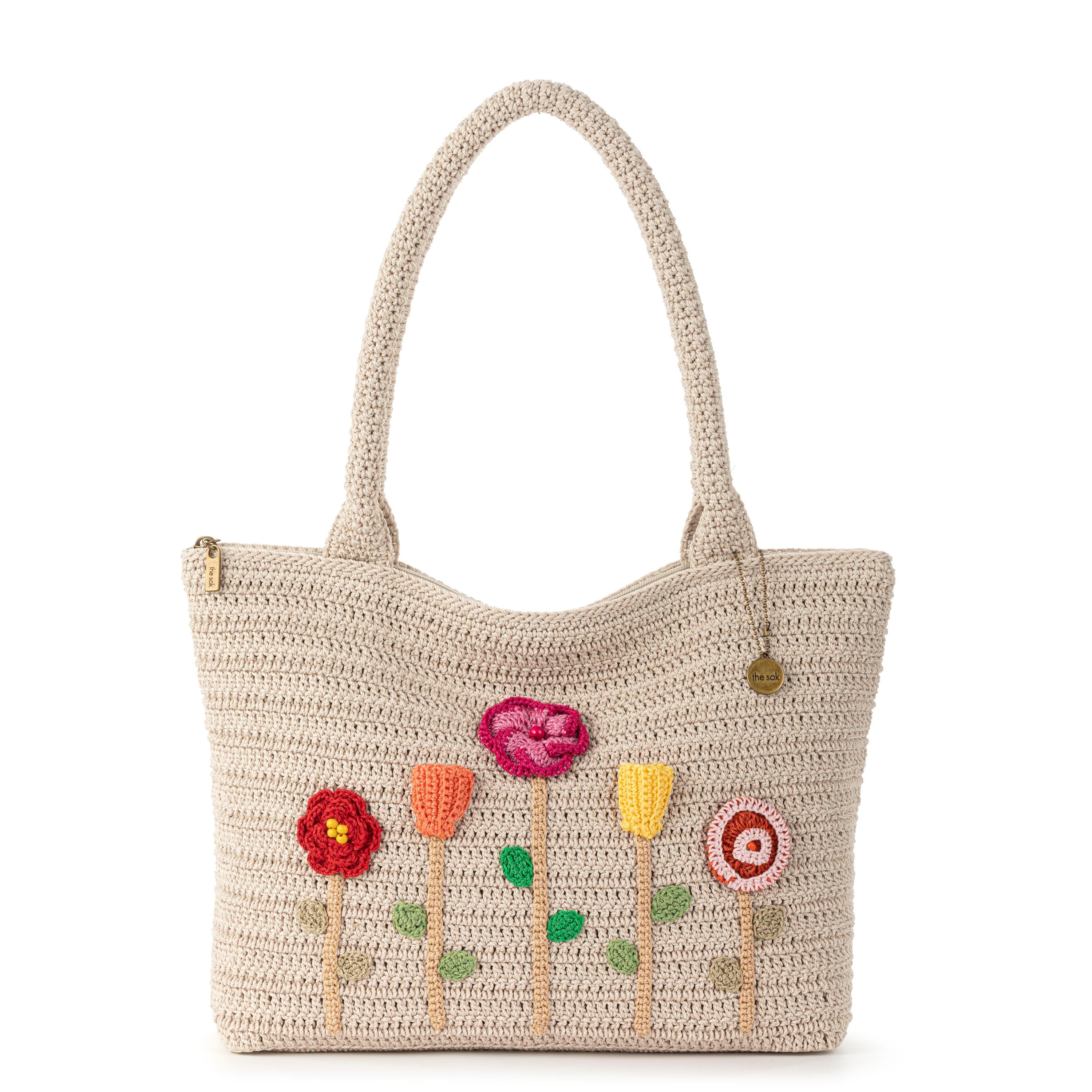 Hand Crochet - Flower Ecru