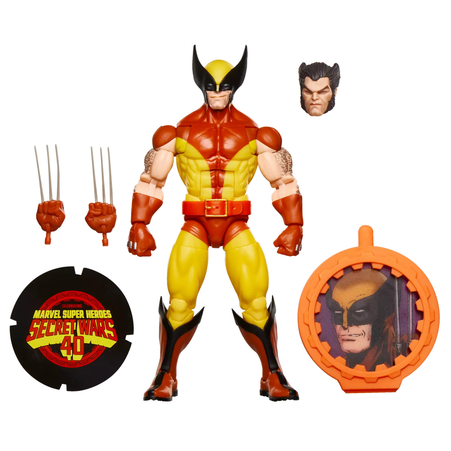 Marvel Legends Secret Wars Wolverine 6-Inch Action Figure - Collectible Toy for Superhero Fans & Marvel Comics Enthusiasts | Perfect for Display, Gifts & Play