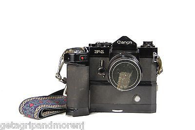 Canon F-1 35mm SLR Film Camera with 50mm FD 1.4 Lens - Vintage Photography, Film Enthusiasts, Professional Shooting