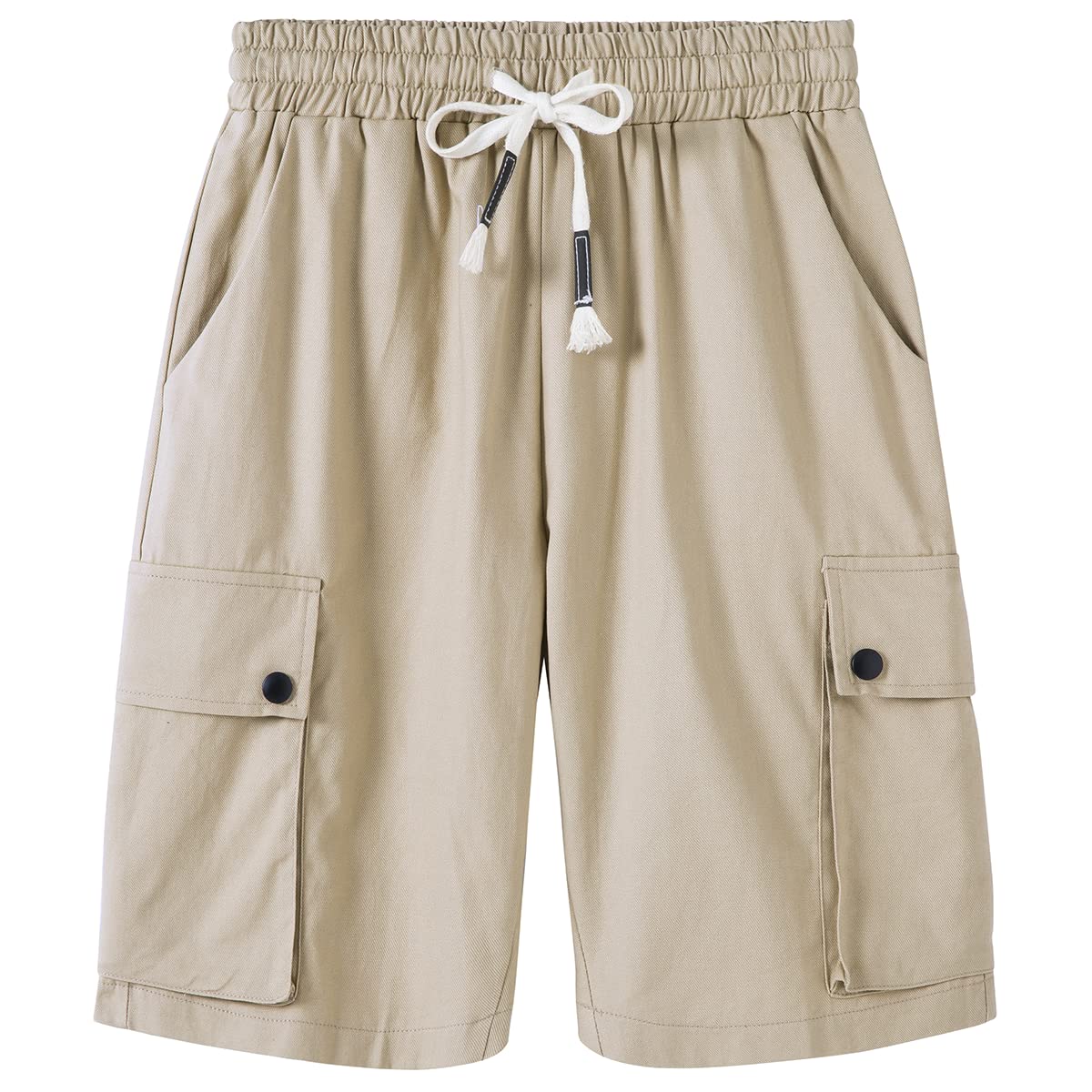 Msmsse Women's Cargo Shorts - Soft Lightweight Casual Hiking Shorts with Pockets | Perfect for Outdoor Adventures, Gym Workouts & Summer Travel