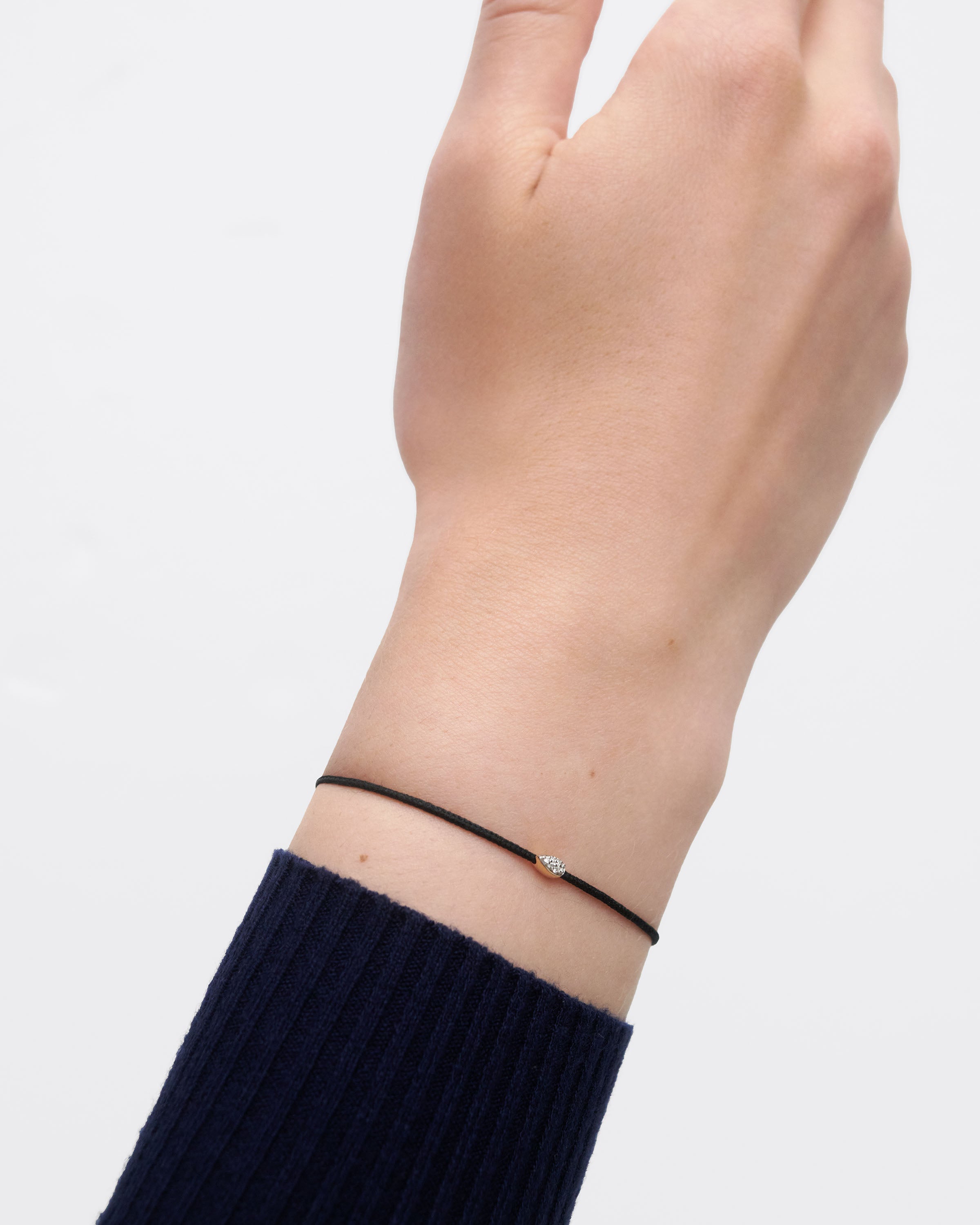Isa Diamond Cord Bracelet - Elegant Adjustable Beaded Bracelet for Women | Perfect for Gifts, Parties & Everyday Wear