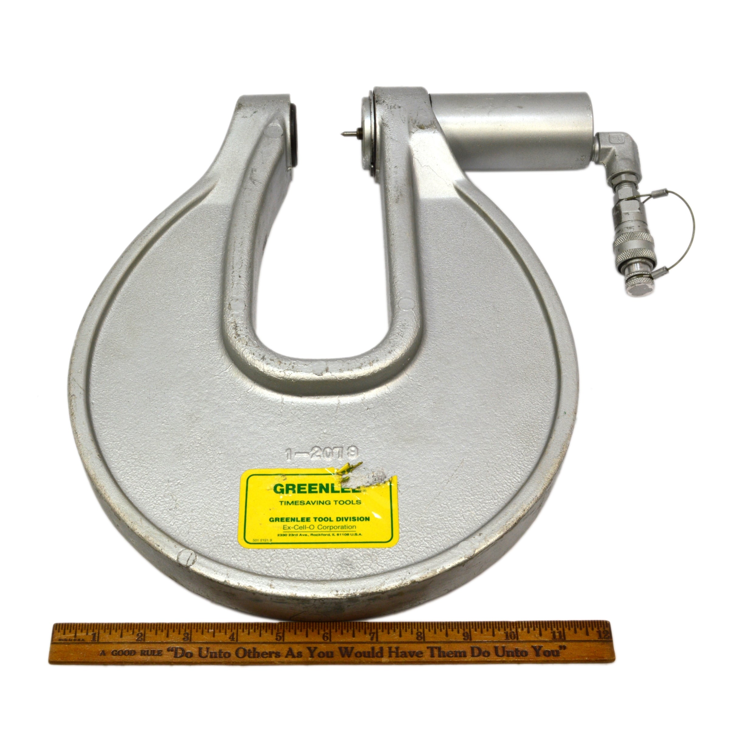 GREENLEE 1731 H 767 One Shot Hydraulic Knockout Driver Set with Case - Used Like New | Perfect for Electrical Conduit Installation & Metal Fabrication