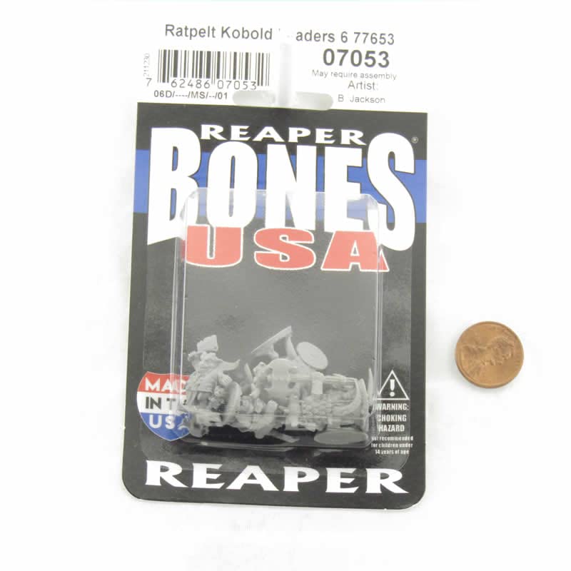 Ratpelt Kobold Leaders 25mm Heroic Scale Miniature - Dungeon Dwellers RPG Figure for D&D, Pathfinder & Tabletop Gaming - Reaper Miniatures - Perfect for Wargaming, Fantasy Campaigns & Collectors