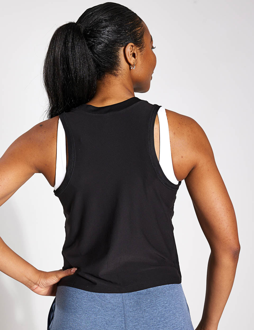 Premium Black Energy Top for Women - Stylish & Comfortable Casual Wear for Workouts, Gym, and Everyday Outfits