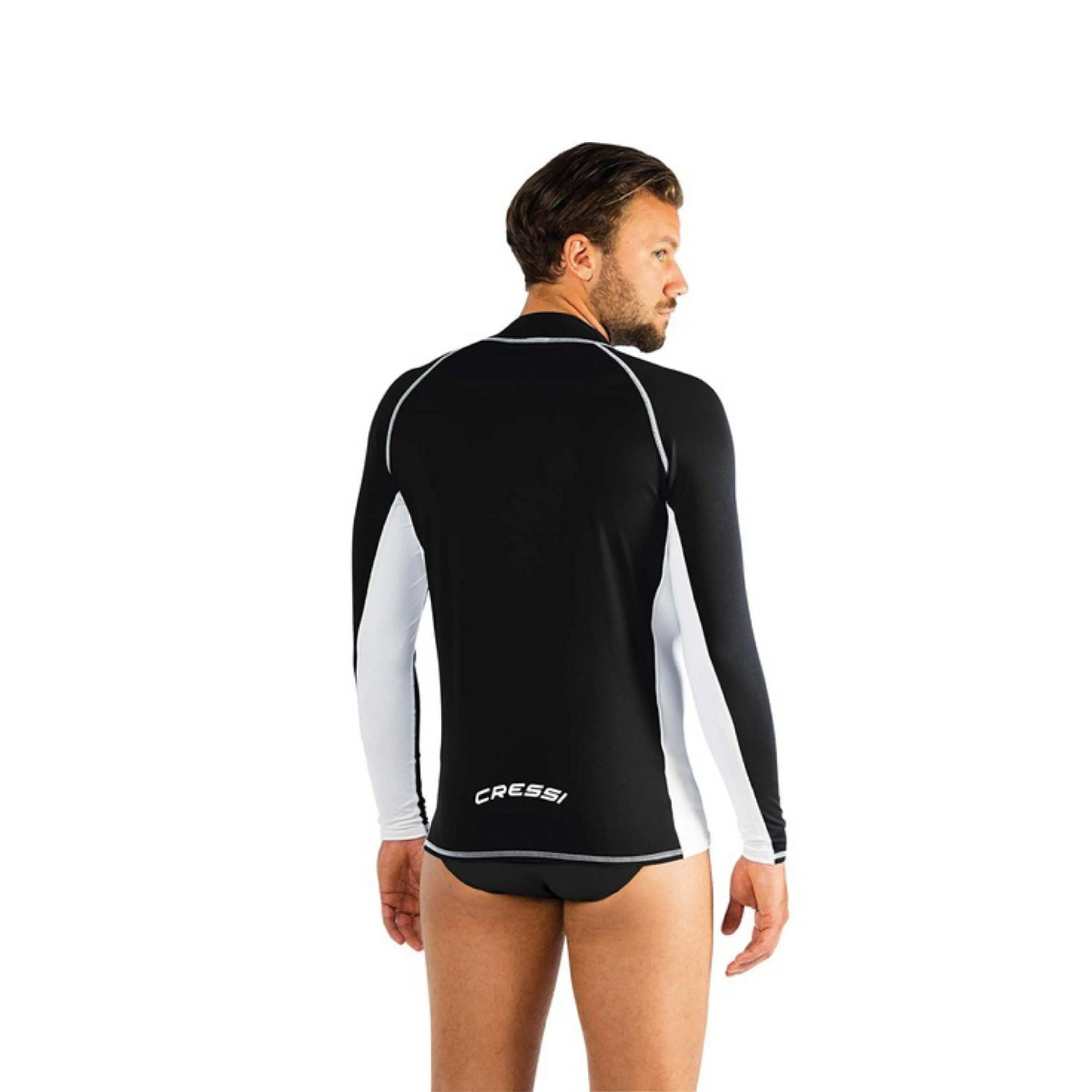 Cressi Long Sleeve Rash Guard Wetsuit for Swimming, Surfing & Water Sports - UV Protection & Comfort Fit for Men & Women