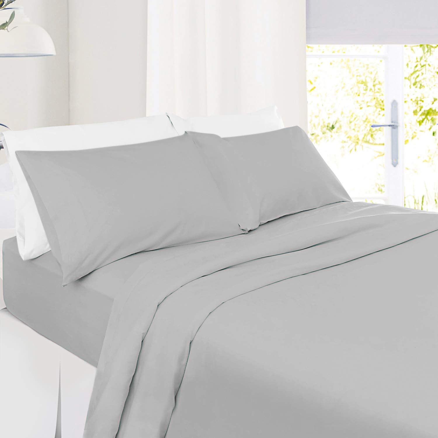 Premium 4-Piece Twin XL Sheet Set - 800 Thread Count 100% Egyptian Cotton Bed Sheets | Luxury Hotel Quality with Extra Long Staple Cotton | Fits Mattress Up to 15