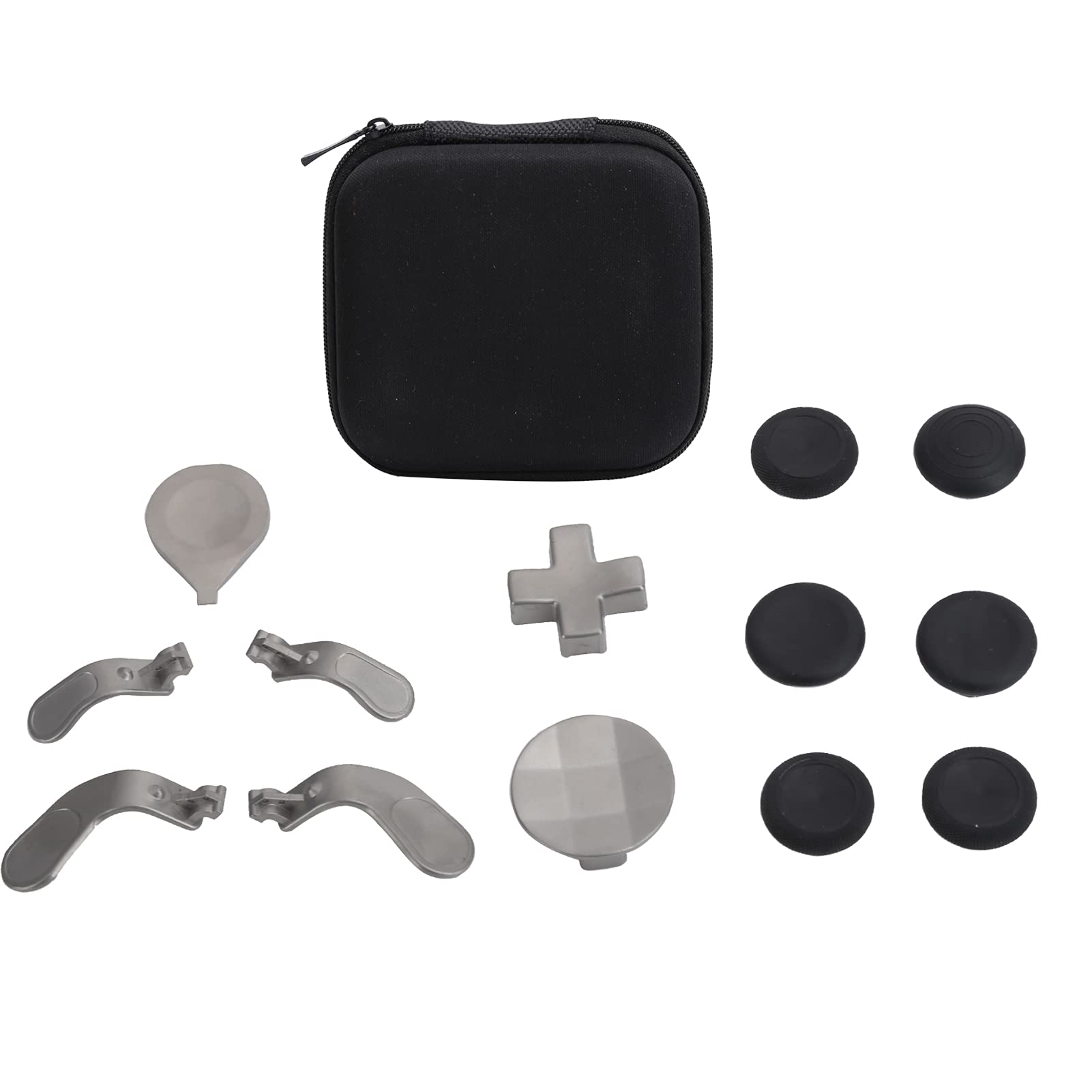 Premium Metal & Silicone Thumbsticks for Xbox One Elite Series 2 Controller - Durable Replacement Joystick Caps - Enhance Gaming Performance for FPS, Racing & Action Games