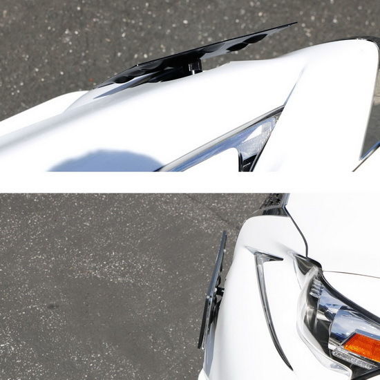 Flush Design Front Bumper Tow Hook License Plate Mount Bracket for Lexus IS CT - Perfect for Off-Roading, Car Shows & Street Legal Compliance