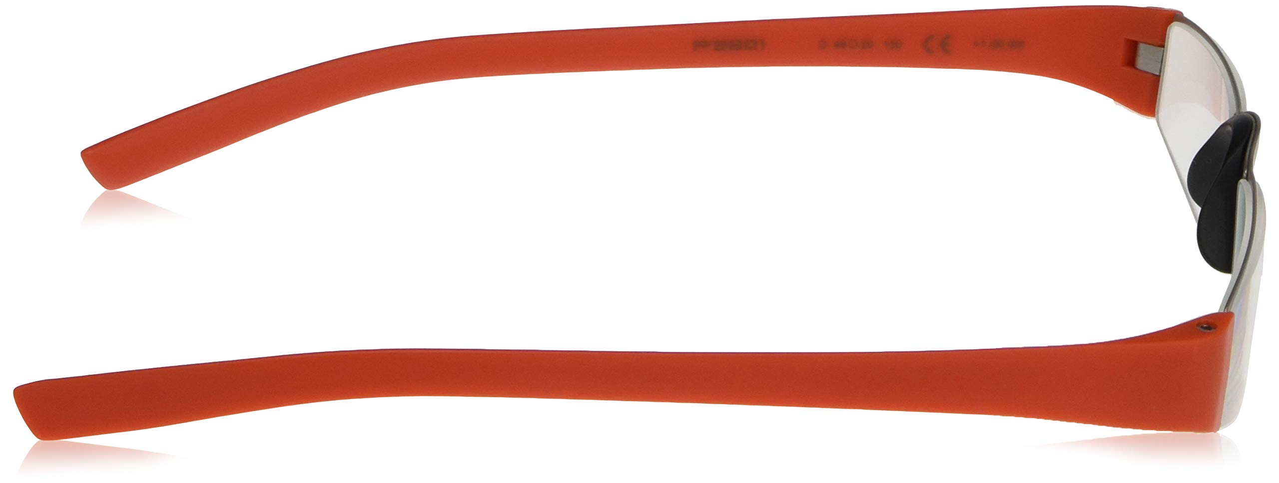 Porsche Design P8801O +1.50 Orange Reading Glasses for Men & Women - Lightweight Blue Light Blocking Computer Glasses for Office Work, Reading, and Screen Use