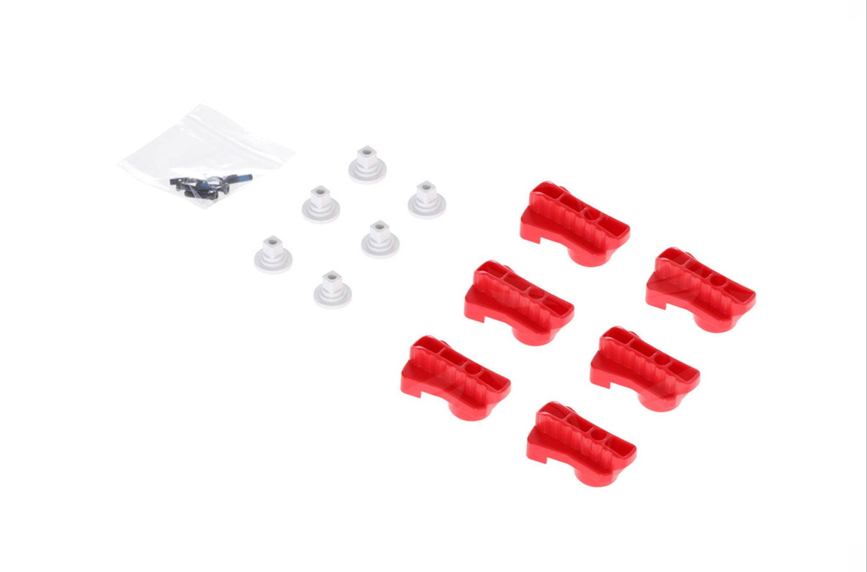 DJI Matrice 600 Part 22 Red Rotatable Clamp Kit - Professional Drone Accessory for Aerial Photography & Cinematic Shots
