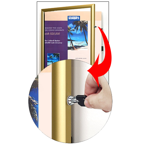 22x34 Poster Frame - SwingFrame Wide Face Display for Art, Photos & Posters - Perfect for Home, Office & Gallery Decor