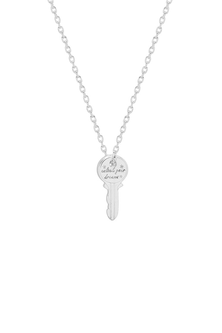 Unlock Your Dreams Key Pendant Necklace - Inspirational Jewelry Gift for Women - Perfect for Graduation, Birthday & Special Occasions