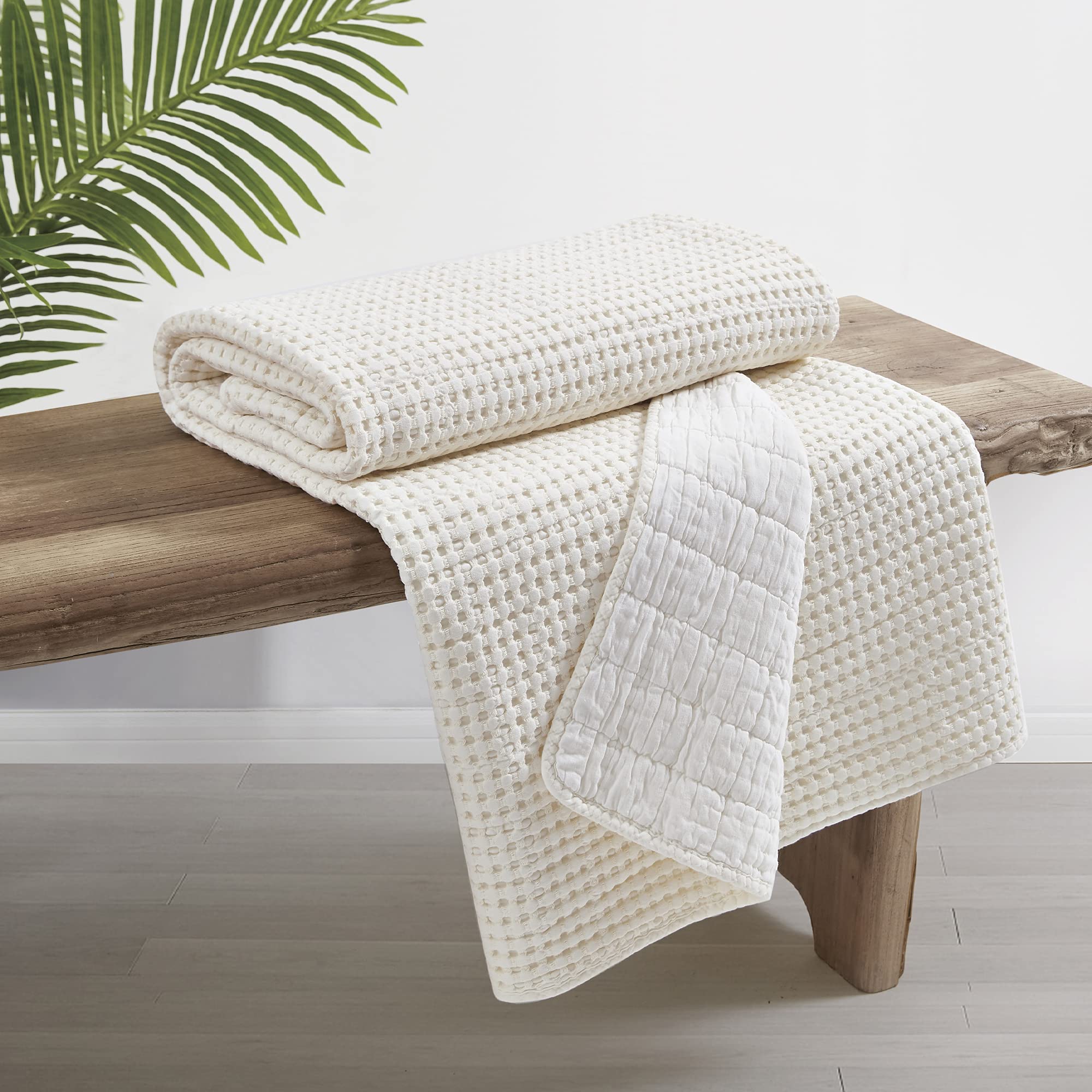 Levtex Home Mills Waffle Throw Blanket - 50