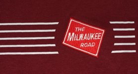 Milwaukee Road Vintage Logo T-Shirt for Men & Women - Soft Cotton Retro Railroad Tee [tee08] - Perfect for Casual Wear, Road Trips & Train Enthusiasts