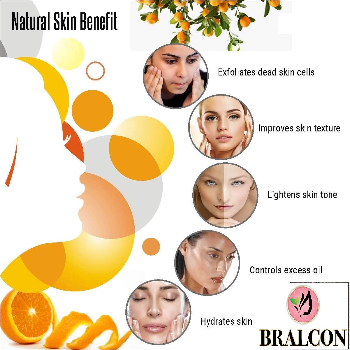 BRALCON Organic Orange Peel Powder & Mulethi Powder Combo - 200g (100g x 2) | Natural Licorice Root Powder for Skin Care & Hair Growth | Brightening Face Mask for Glowing Skin | DIY Beauty Treatments & Ayurvedic Remedies