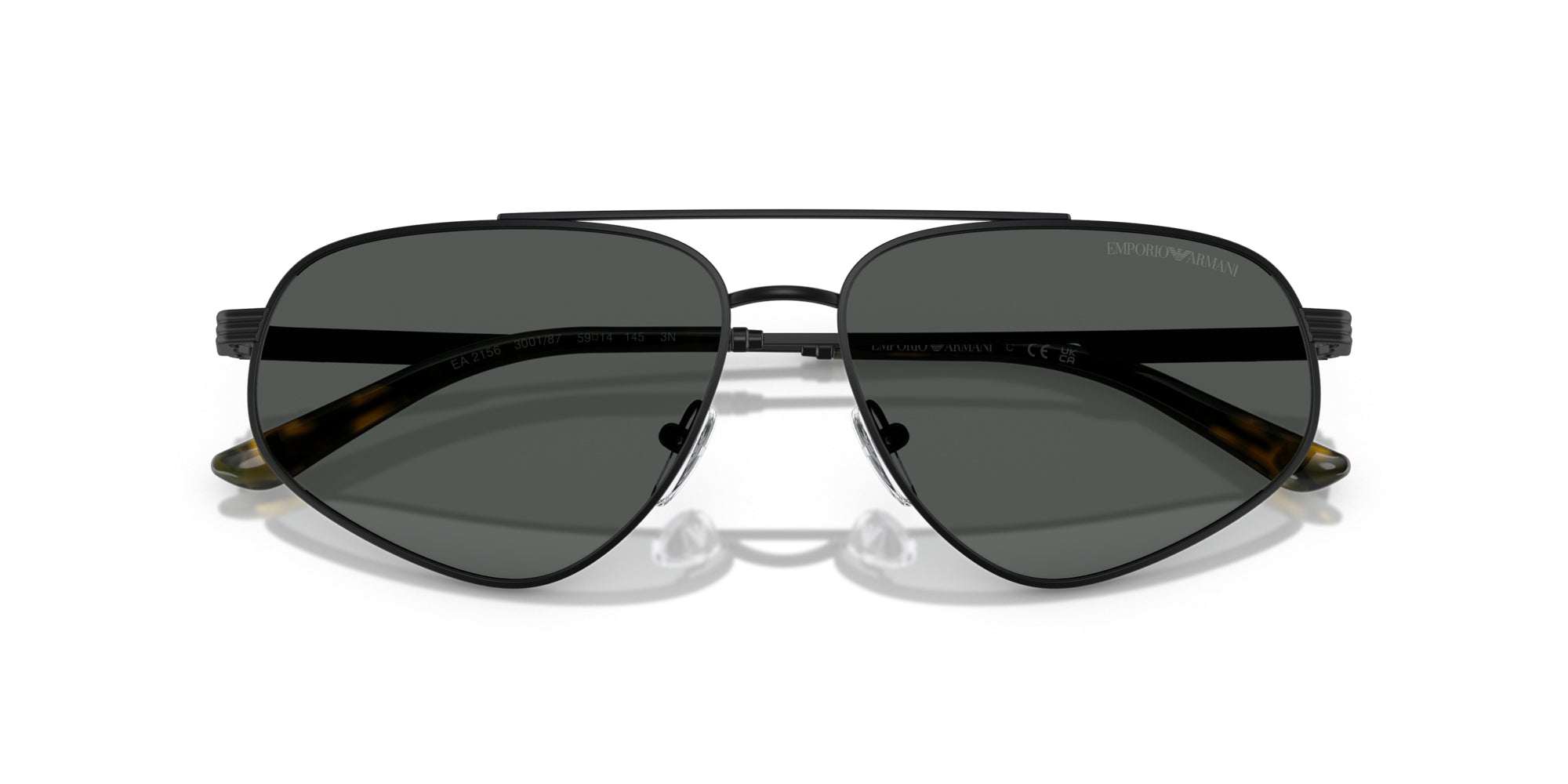 Emporio Armani EA2156 Sunglasses - Polarized UV Protection Aviator Style for Men & Women | Perfect for Driving, Travel & Outdoor Activities