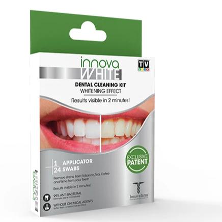 Innovawhite Teeth Whitening Kit - Professional Teeth Whitening Pen & LED Light for Brighter Smile - At-Home Teeth Whitening Solution for Coffee, Wine & Smoking Stains | Perfect for Travel, Gifts & Daily Use