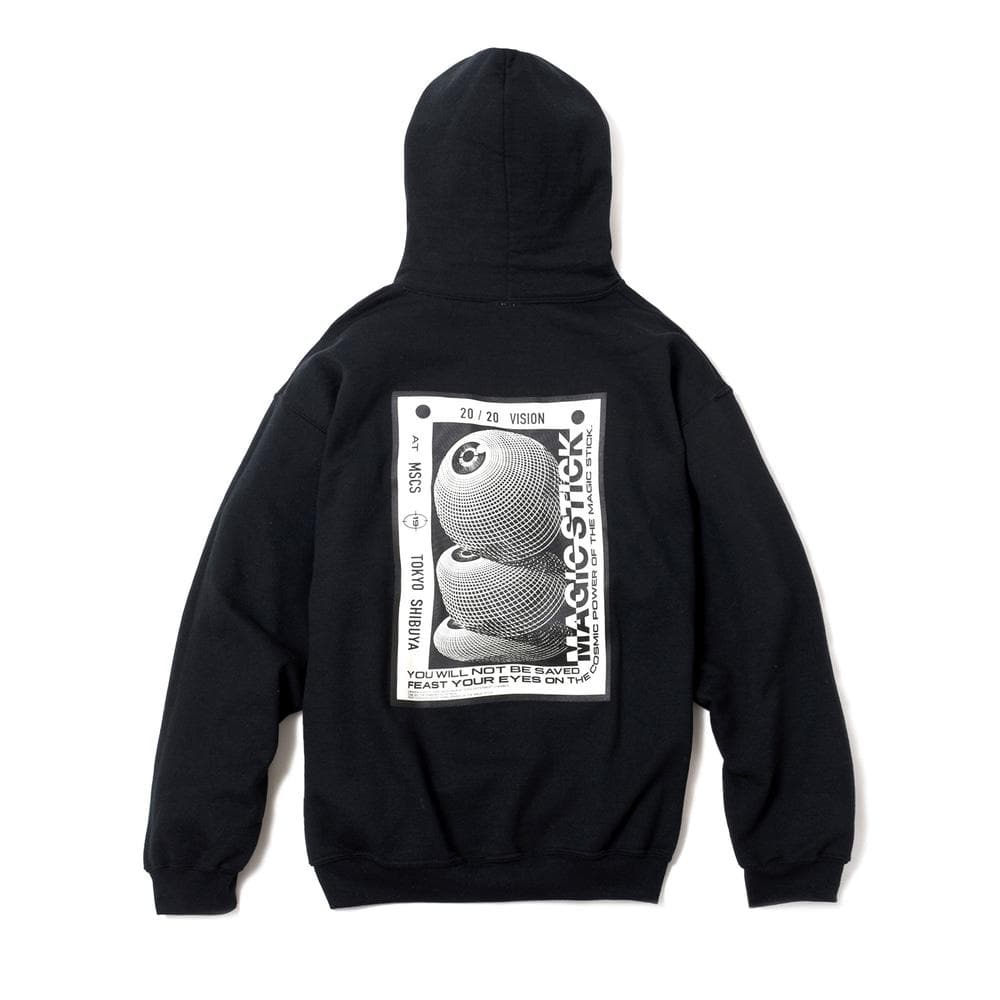 MagicStick Flyer Hoodie - Black | Stylish & Comfortable Zip-Up Hooded Sweatshirt for Men & Women | Perfect for Outdoor Activities, Travel & Casual Wear