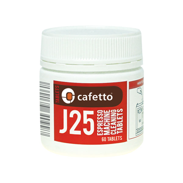 Cafetto J25 Espresso Machine Cleaning Tablets 2.5g - Professional Coffee Maker Descaler for Home & Commercial Use