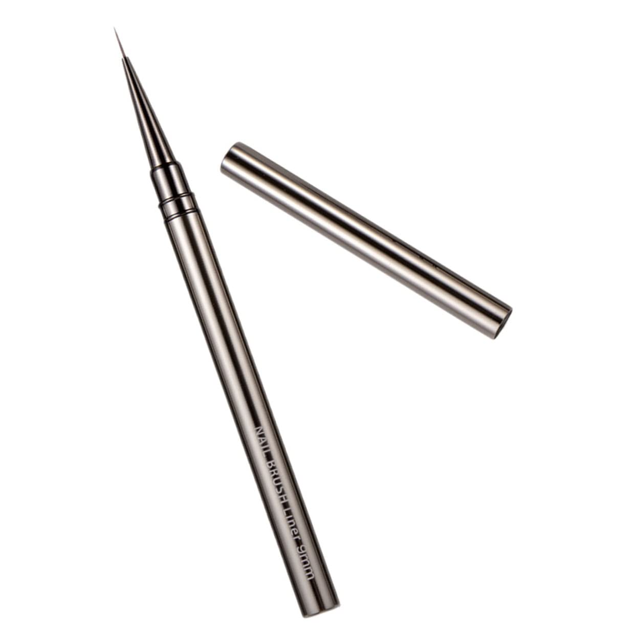 3pcs Minkissy Nail Art Drawing Pen Set - Ultra Fine Metal Tip Manicure Brush for Gel Polish & Eyeliner | Professional Nail Liner Tools for Salon & Home DIY Nail Designs