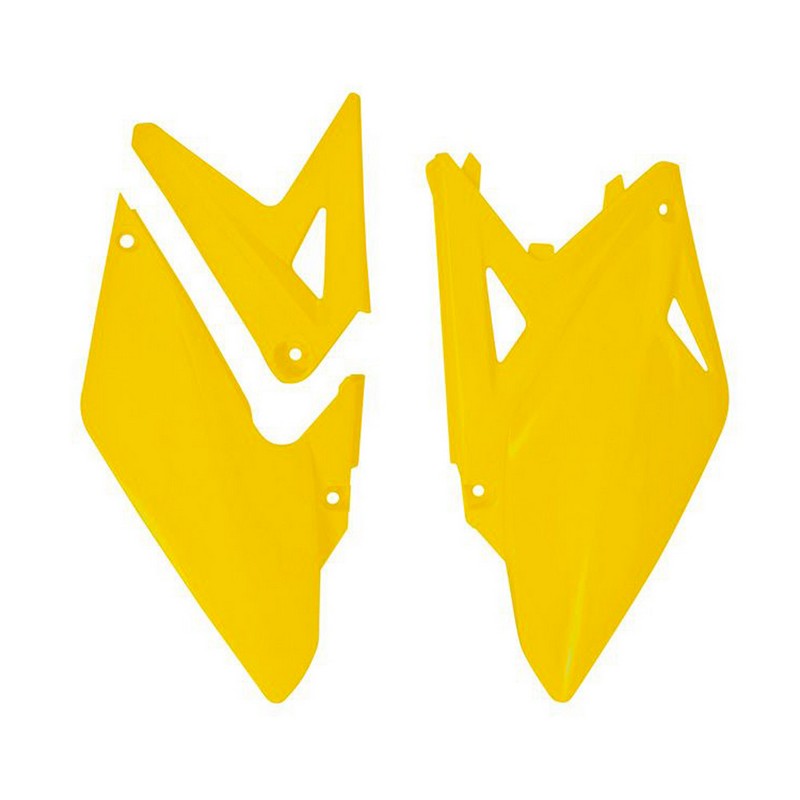 RTECH RMX450 Side Panels for ATV/UTV - Yellow (Fits 10-20 Models) | Durable Off-Road Replacement Parts for Trail Riding & Mud Adventures