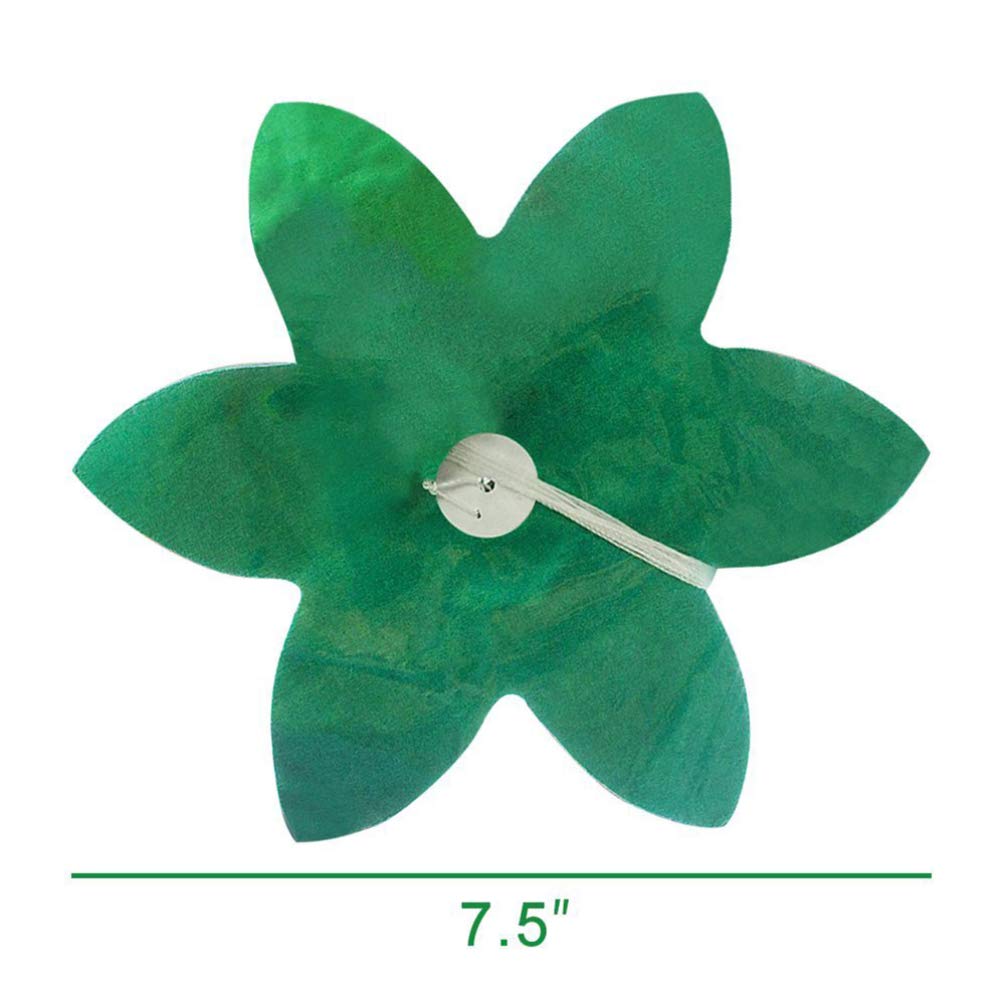 2Pcs Hawaiian Hanging Decorations - Tropical Paper Flower Party Banner for Wedding, Birthday, Luau & Beach Party Decor - Perfect for Home, Backyard, and Outdoor Events