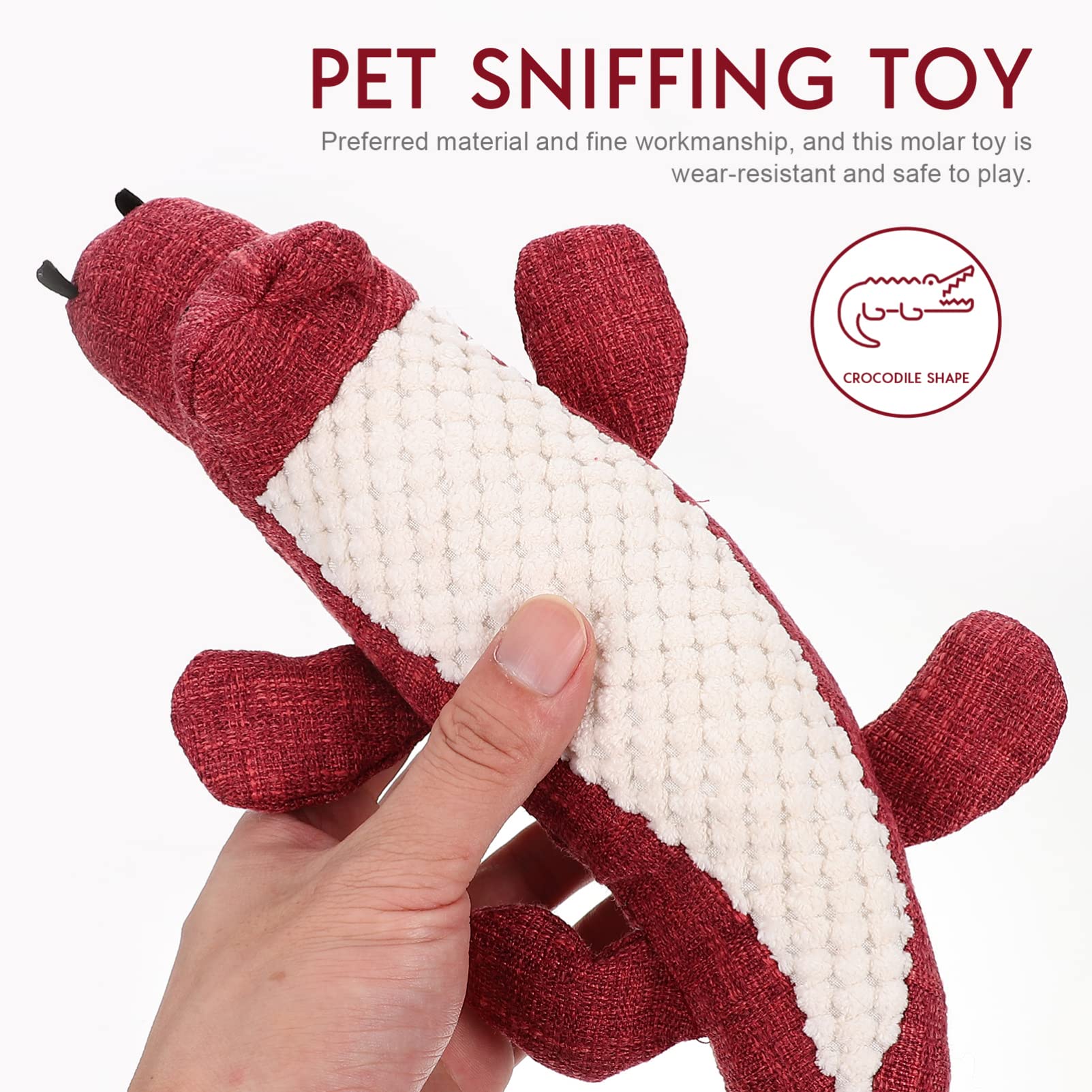 TENDYCOCO Plush Dog Chew Toy - Squeaky Interactive Puppy Teething Toy for Small & Large Dogs - Durable Pet Biting & Molar Plaything for Playtime & Training - Perfect for Puppies, Adult Dogs & Stress Relief