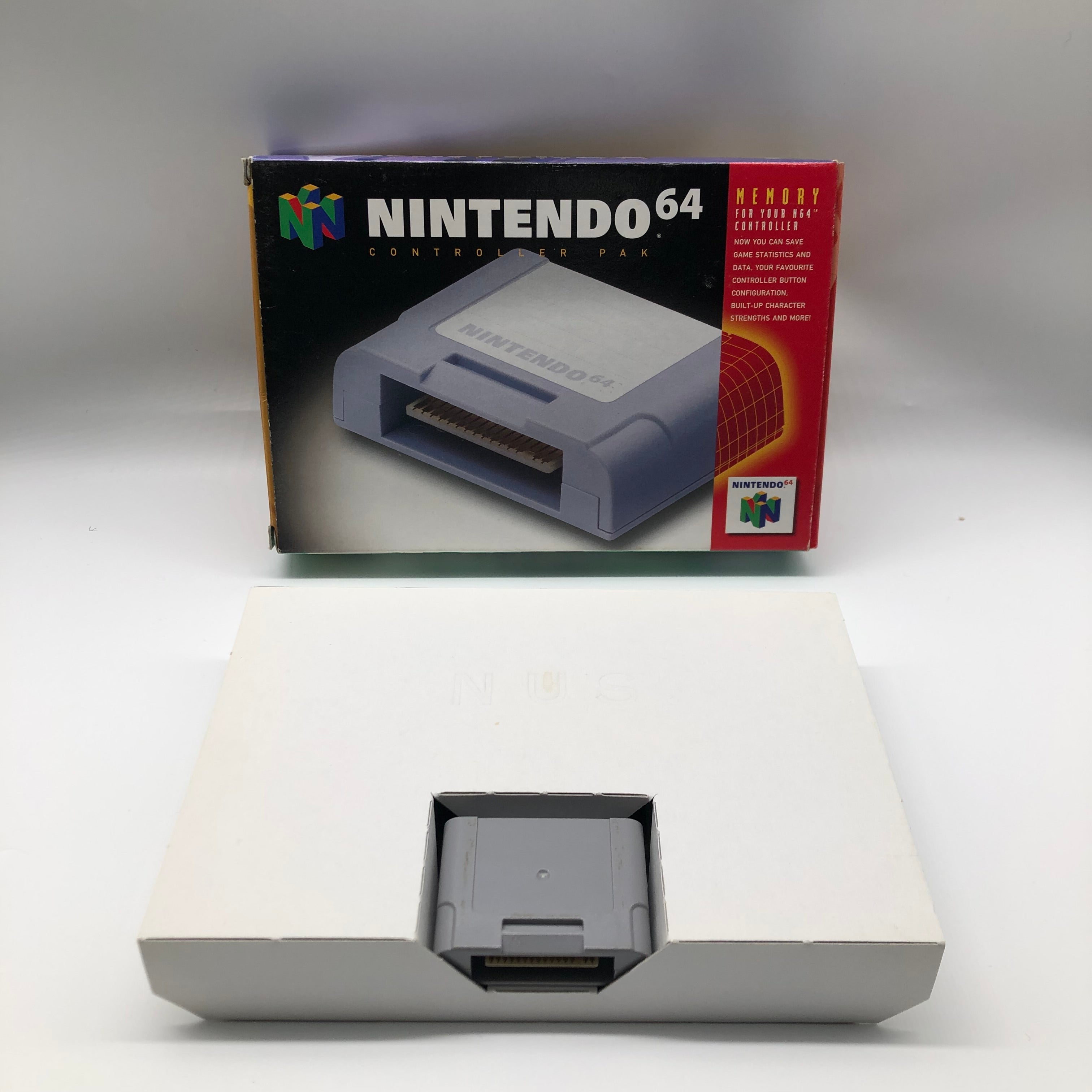 Original Nintendo 64 N64 Controller Pak - Memory Card for Game Saves | Compatible with PAL Games | Perfect for Retro Gaming & Collectors