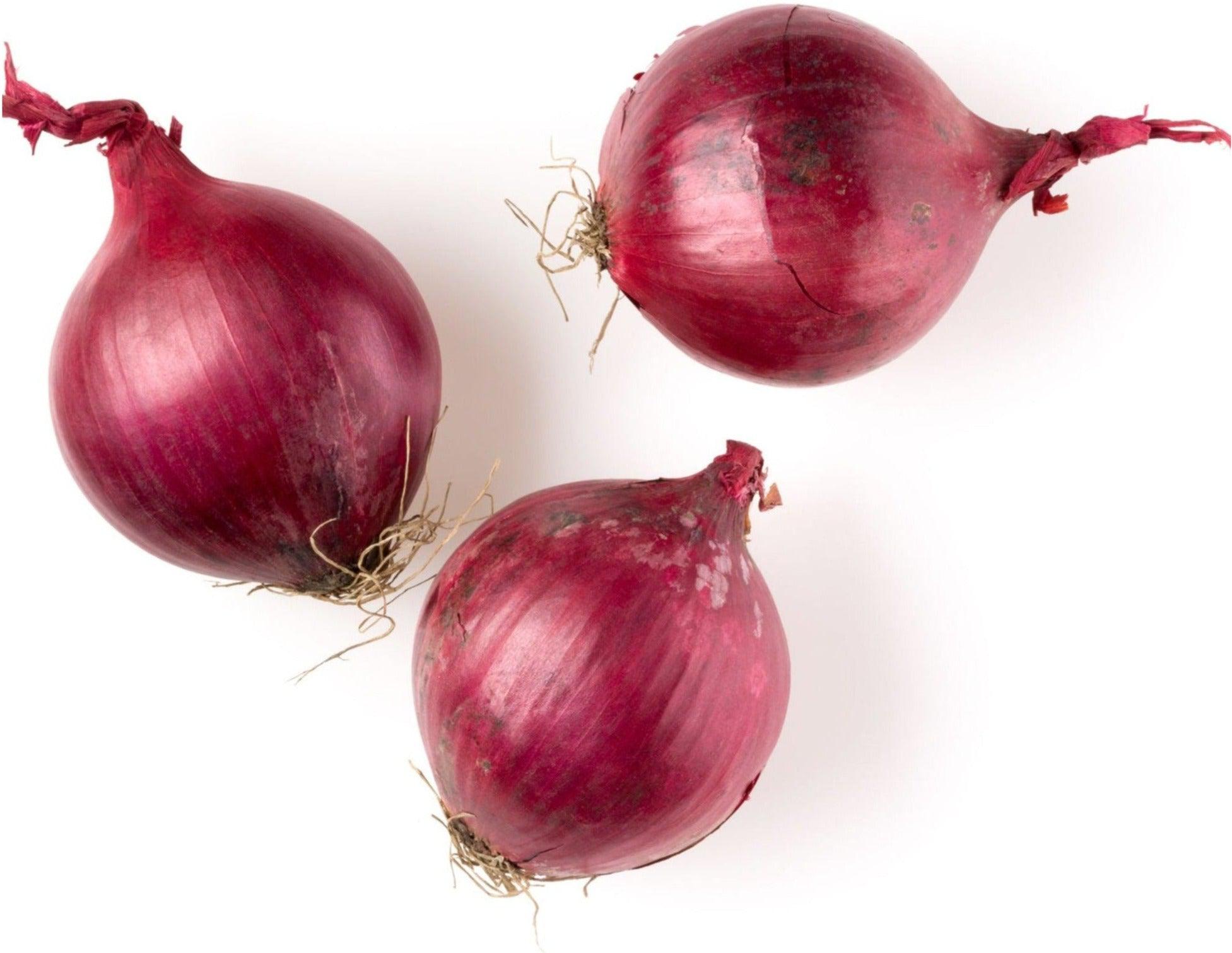 Fresh Red Onions - Sweet and Crisp for Salads, Cooking, and Healthy Recipes