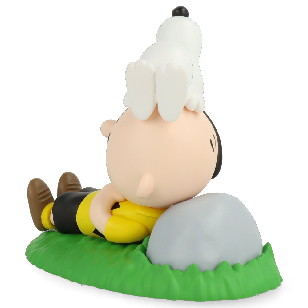 Peanuts Series 13 Napping Charlie Brown & Snoopy Collectible Figurine - UDF Vinyl Statue for Home Decor, Office Display, and Gift for Peanuts Fans