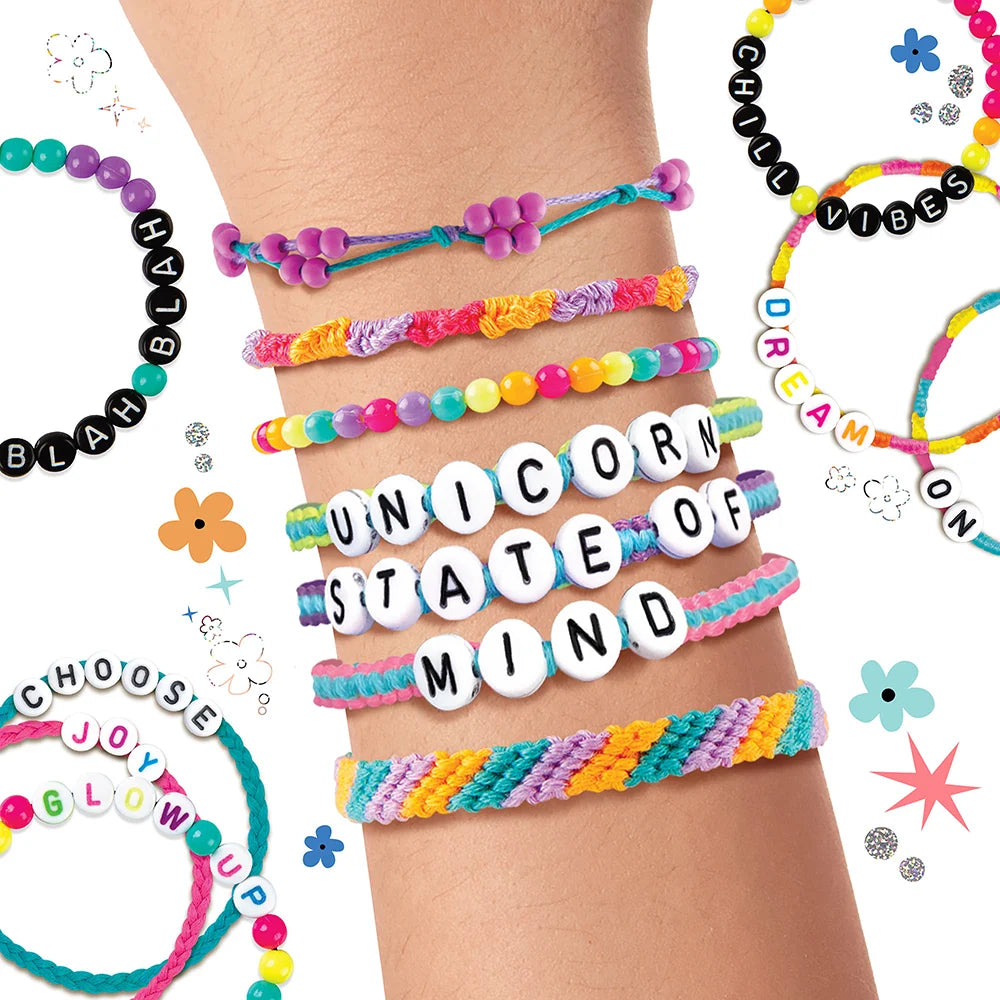 FA Bead Set - DIY Jewelry Making Kit for Bracelets & Necklaces - Tell Your Story with Custom Beaded Accessories - Perfect for Gifts, Parties & Creative Crafting