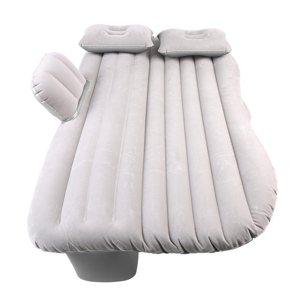 Valentine's Day Inflatable Car Air Mattress - Back Seat Airbed for Travel, Camping & Rest | Portable Car Sleeping Bed for Road Trips & Outdoor Adventures (Silver Gray) | Perfect for Couples Getaways & Long Drives