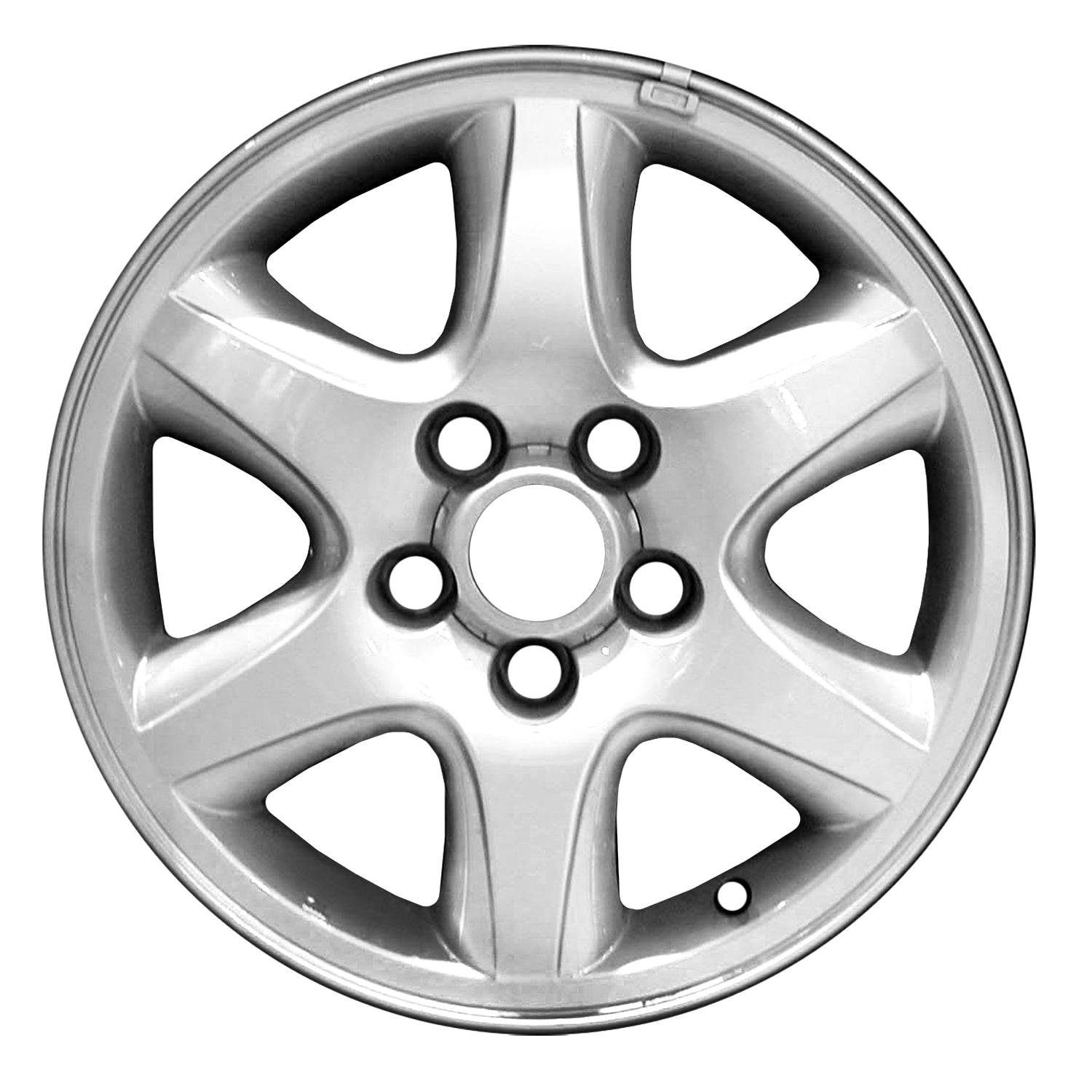 **16 Inch Hyundai Tucson OEM Silver Wheel Rim ALY070714 (2005-2006) - Perfect Fit for Replacement & Custom Upgrades**    *(Use Case: Ideal for Hyundai Tucson owners looking for durable, factory-style replacement wheels or stylish aftermarket upgrades to enhance vehicle performance and appearance.)*