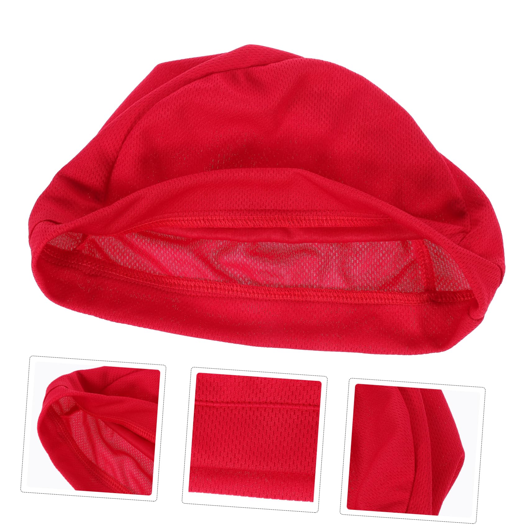 Toddmomy Unisex Cycling Helmet Liner - Breathable Protective Inner Cap for Motorcycle & Bike Helmets (Red) - Perfect for Commuting, Road Cycling & Outdoor Sports