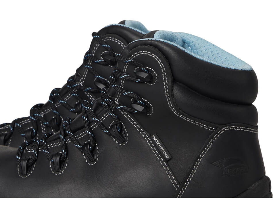 Framer Women's Puncture Resistant Composite Toe Work Boots - Black | Safety Shoes for Construction, Warehouse & Outdoor Work