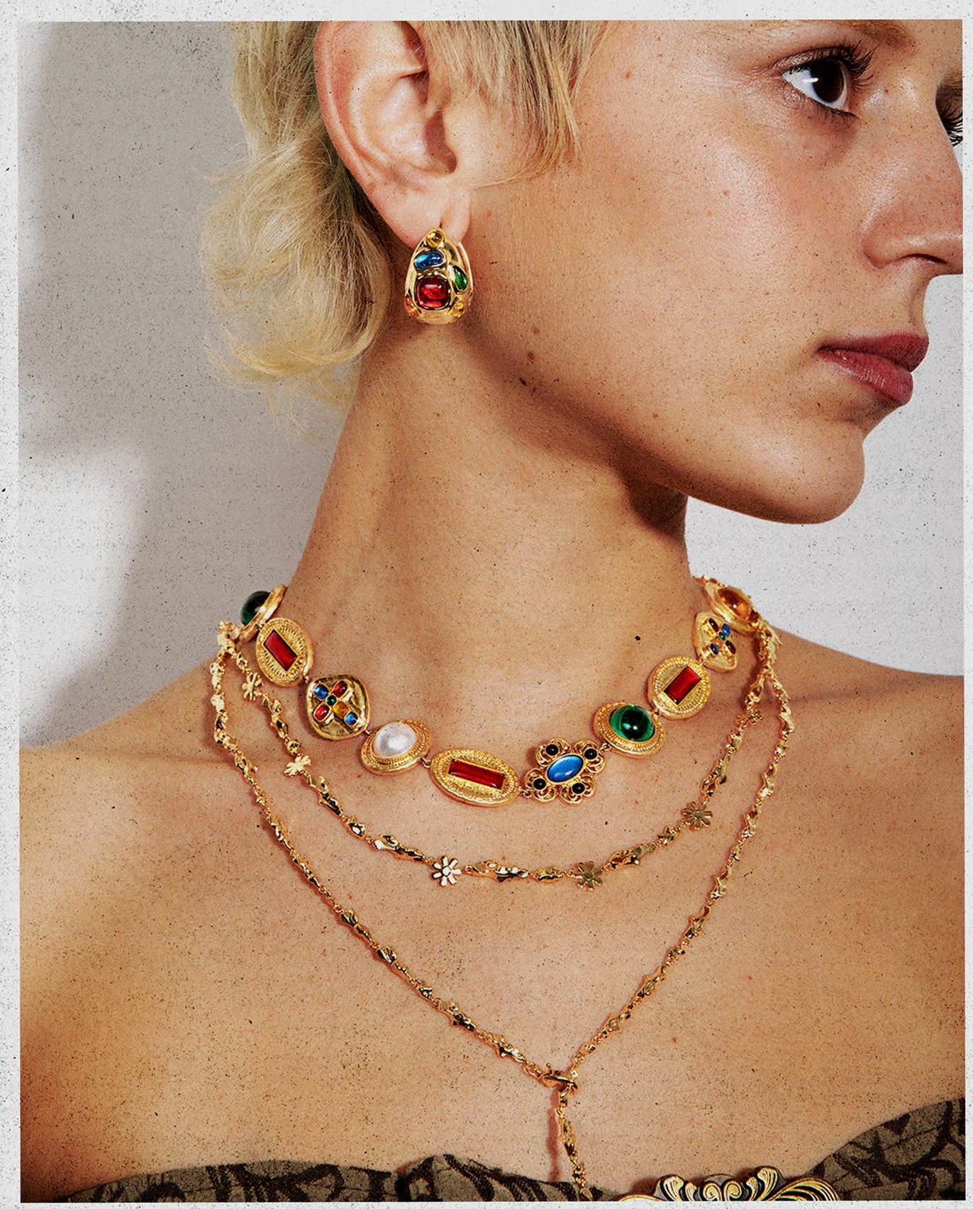 Reya Necklace - Elegant Gold Plated Pendant for Women | Perfect for Parties, Weddings & Everyday Wear