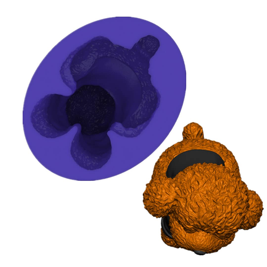 3D Silicone Dog Candle & Soap Molds - Pug Teddy Dog Fondant Chocolate Cake Baking Molds for DIY Art Crafts | Perfect for Birthday Parties, Wedding Decorations, and Home Baking Projects