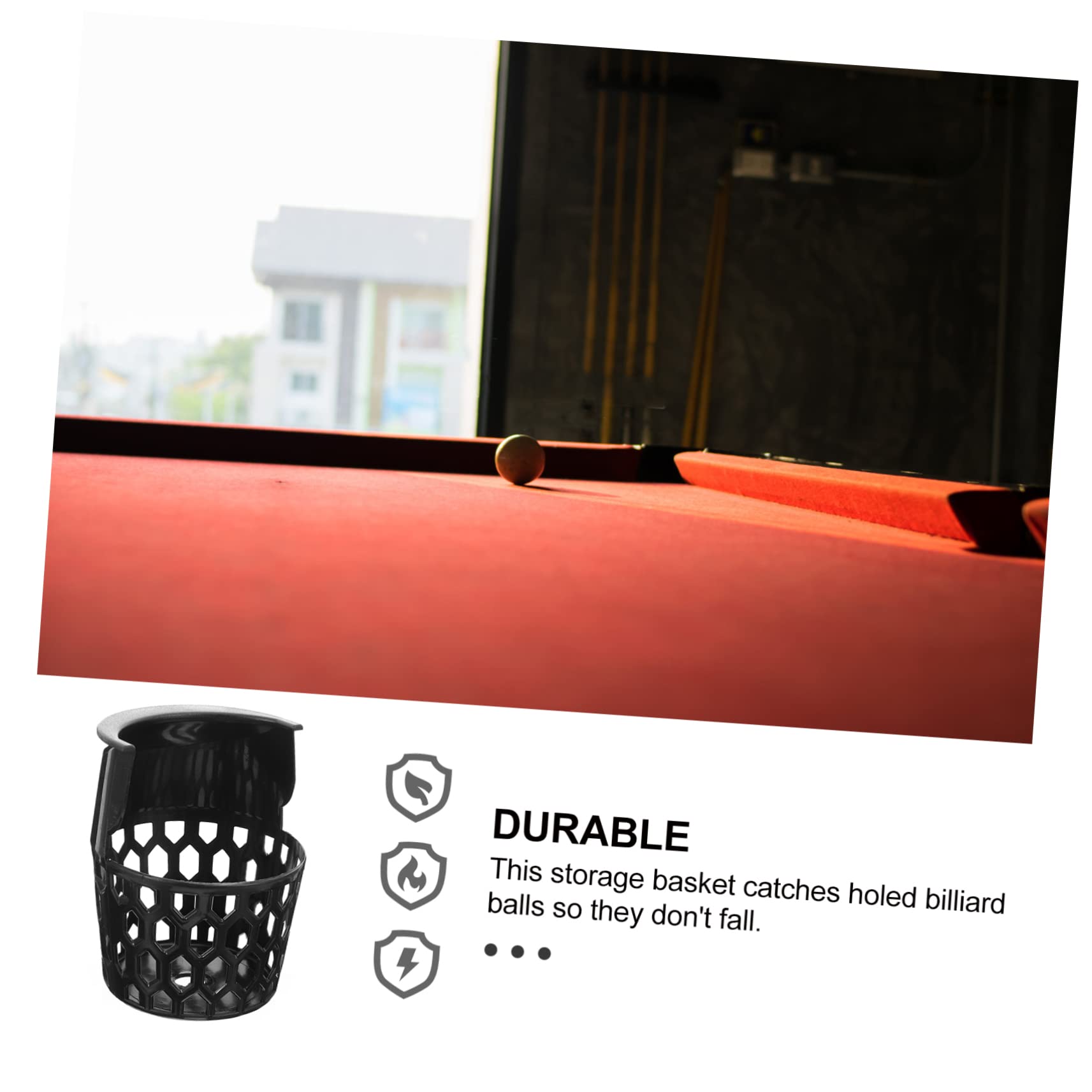 BESPORTBLE Billiard Pockets - Durable Plastic Pool Table Web Basket Replacement for Professional & Home Use - Perfect Billiards Accessories for Game Rooms, Bars, and Recreation Centers