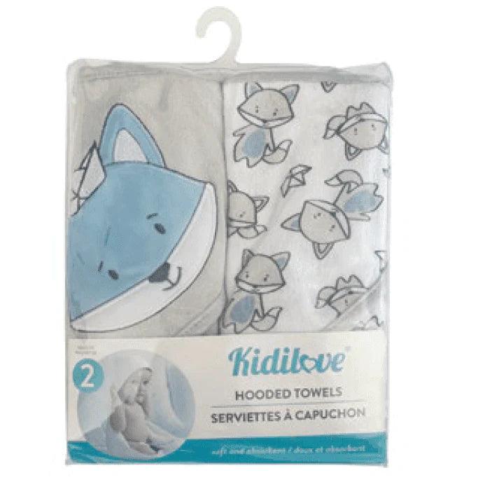Kidilove Hooded Towel for Babies & Toddlers - Soft & Absorbent 2-Pack - Perfect for Bath Time, Swimming, and Beach Outings