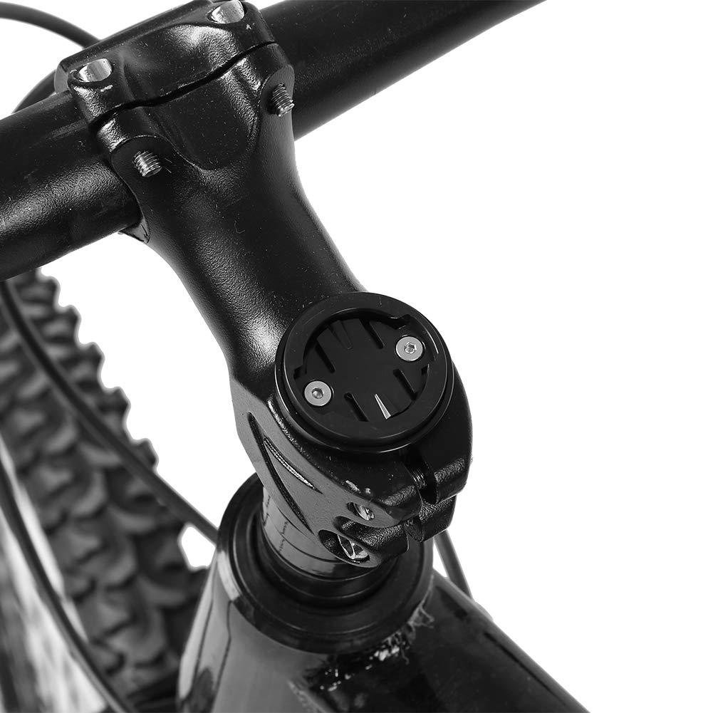 Anodized Aluminum Bicycle Headset Top Cap with Computer & Stopwatch Mount - Durable Bike Accessory for Cycling, Commuting & Fitness Tracking